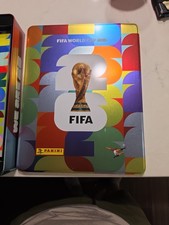 FIFA 2026 TIN AND STICKER BOOK--NO STICKERS
