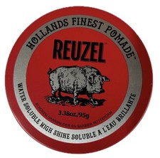 Reuzel Red Water Soluble High Sheen Pomade 3.38 oz