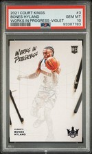 Bones Hyland PSA 10 Rookie 2021-22 Court Kings Works in Progress Violet /49