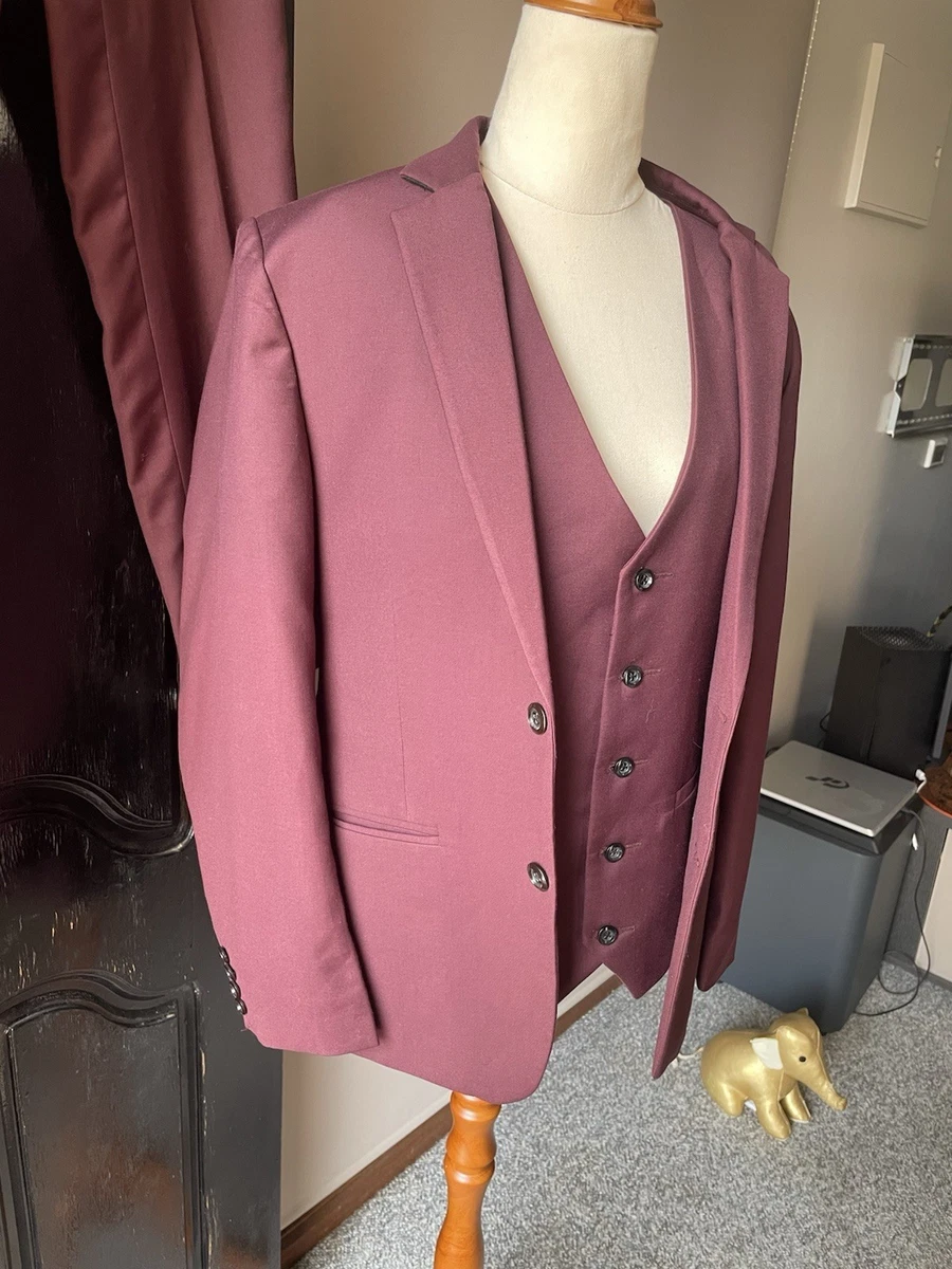 Men’s Three Piece Suit Hand Tailored No Tags Beautifully Made