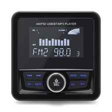 Marine Stereo Radio with Bluetooth Moto Audio Boat Car MP3 Player FM AM Receiver