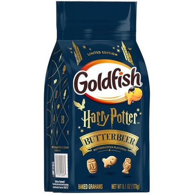 Pepperidge Farm 6.1 oz Harry Potter Goldfish BUTTERBEER Butterscotch *BB 7/2026*