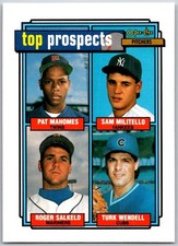 ⚾ 1992 O-Pee-Chee #676 Sam Militello/Pat Mahomes/Roger Salkeld/Turk Wendell RC