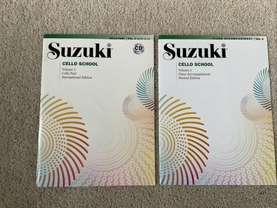 Suzuki Cello Volume 5 Cello And Piano Accompaniment W/CD