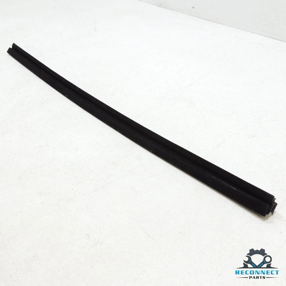 07-13 BMW 335i Cinturón de ventana de puerta delantera izquierda resistente al clima embellecedor de sellado de canal OEM Foto 3 de 4