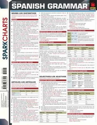 Spanish Grammar (SparkCharts) - Pamphlet, by SparkNotes - Very Good