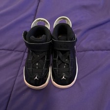 2020 Nike Air Jordan 6 Rings Black/Arctic Punch/White Toddler Shoes Size 6C