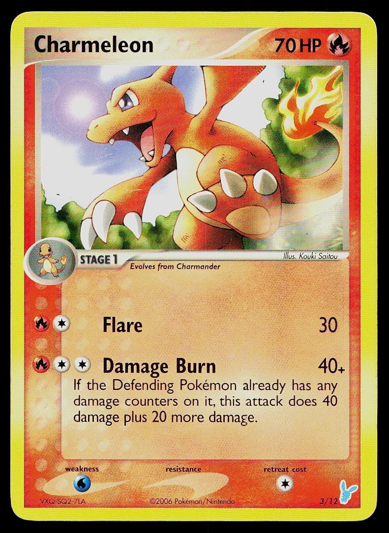 Pokemon Card FireRed & LeafGreen Charmeleon 31/112 Uncommon