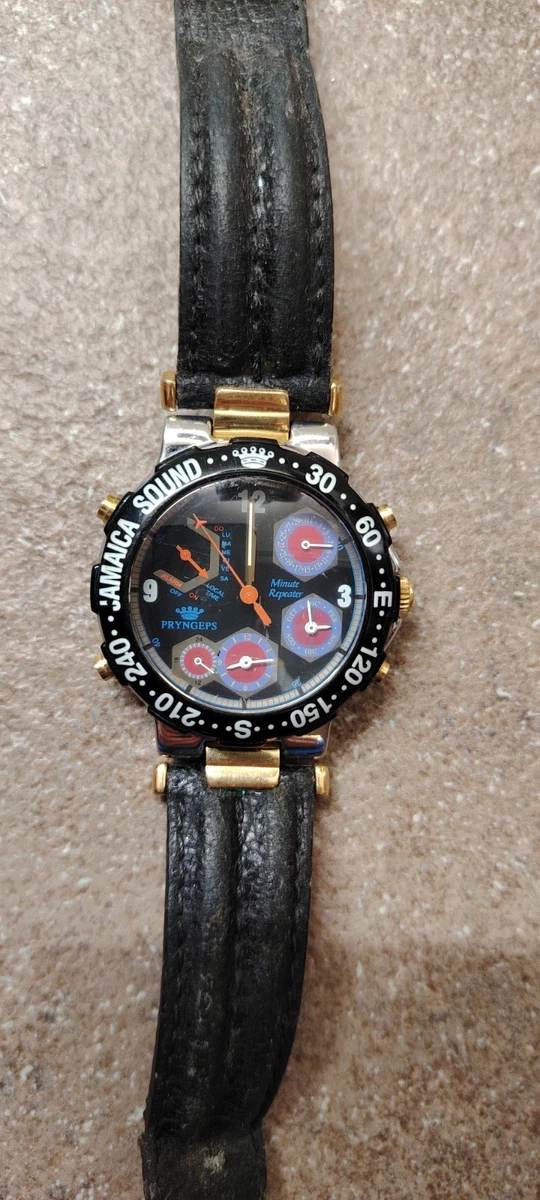 Montre Bracelet Pryngeps Jamaica Sound Perpetual Calendar - Occasion Vintage