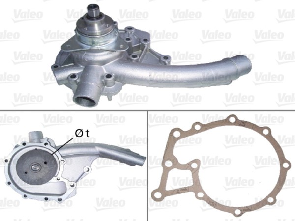 Wasserpumpe MotorküHlung Valeo 506639 FüR Mercedes 190 W201 124 W124 Model S124-image