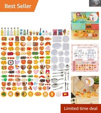High-Quality 150-Piece Miniature Food Beverage Set for Adult Collectors