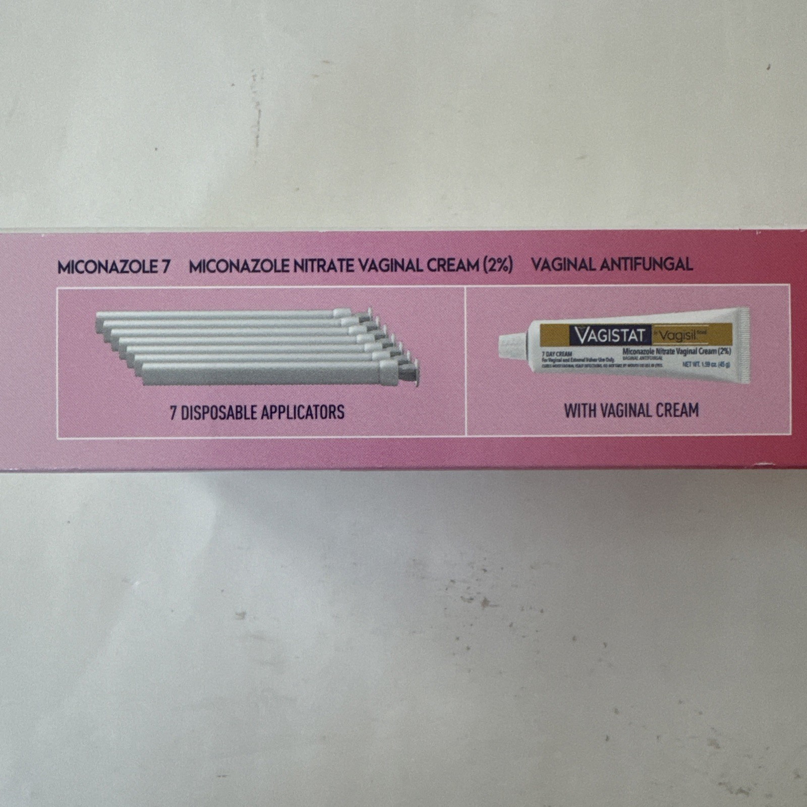 2 Vagistat Vaginal Antifungal 7-Day Yeast Infection Treatment Cream Exp 04/2027