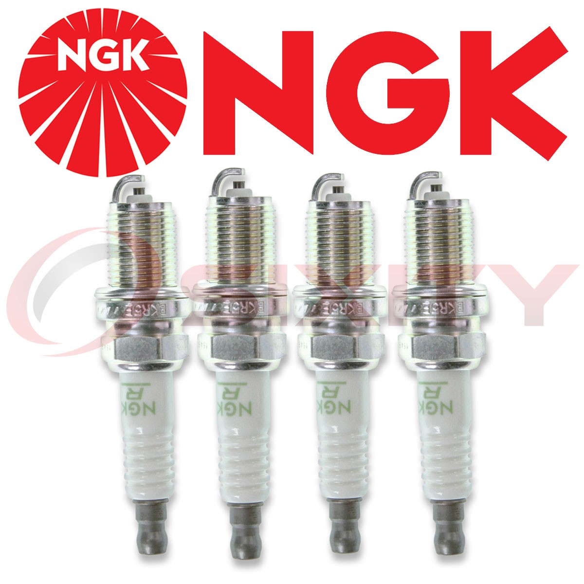 Set of 4 Copper Spark Plugs NGK V-Power 6953/BKR5E-11