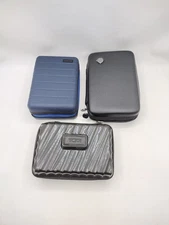 TUMI, AWAY, GIORGIO ARMANI Airline Amenity Hard Shell Empty Case Lot
