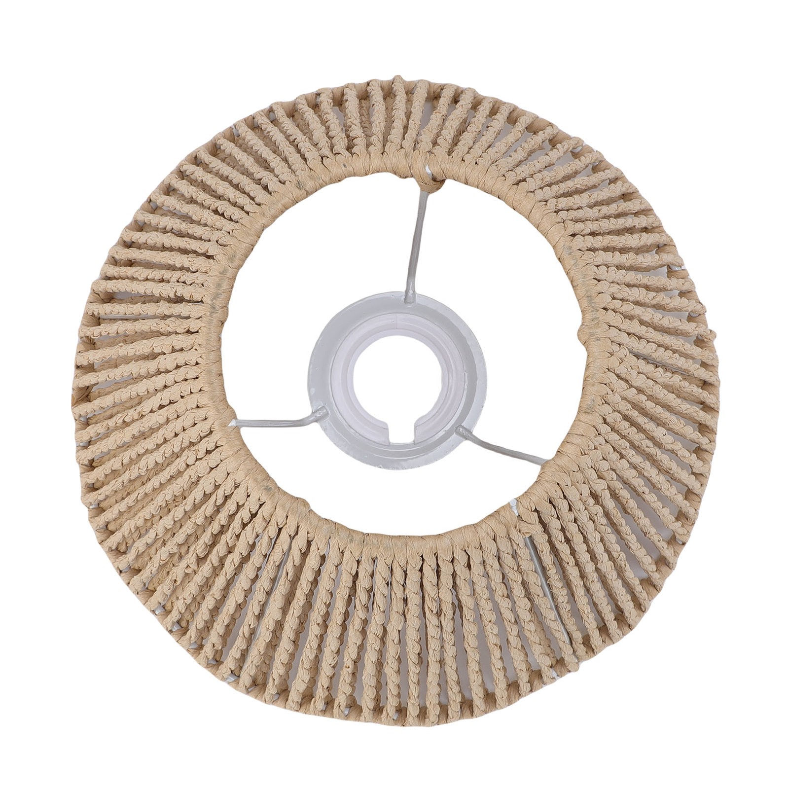Rope Woven Desk Lampshade E27 E14 Decorative Waving Hem Lamp Shade..