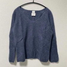MaxMara LEISURE V-neck Knit Sweater Made in Italy Thin, Unisex, Free Size
