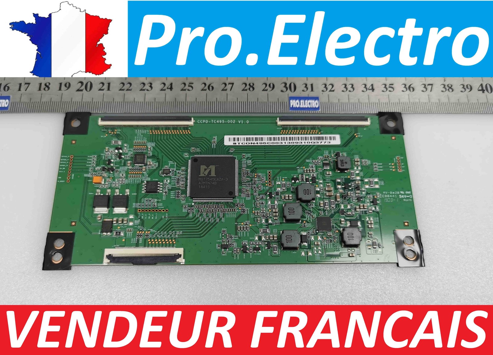 Réparer Écran Noir TV Philips 50PUS6504 avec Platine T-CON CCPD-TC495-002