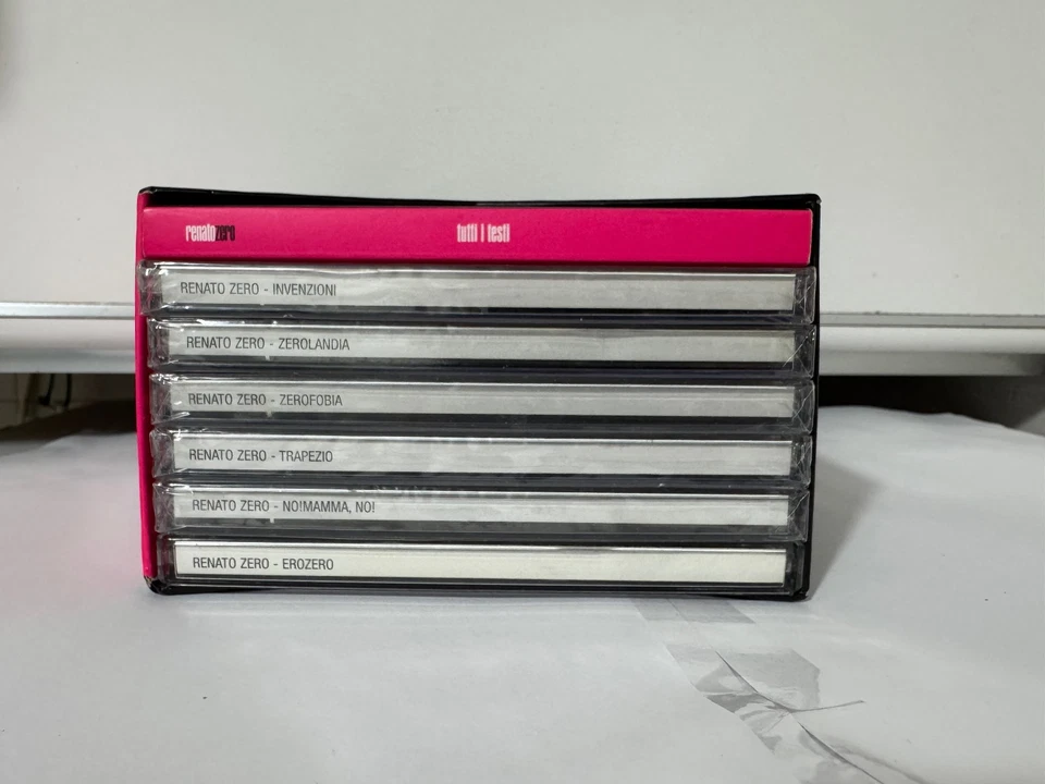 BOX COFANETTO 6 CD + libretto - RENATO ZERO - collection '70 - Immagine 3 di 4