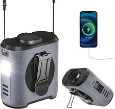 Portable Waist Clip Fan 10000mAh USB Rechargeable Hanging Belt Cooling