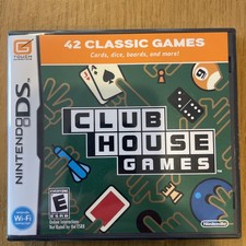 Clubhouse Games (Nintendo DS, 2006) Brand New - Factory Sealed