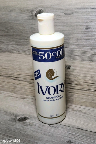 Vtg 1982 Ivory Care Shampoo Normal Hair 15oz Full Proctor & Gamble Old Formula
