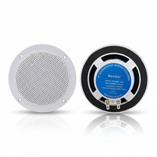 Herdio 4" Waterproof Marine Outdoor Speakers WHITE - HMS-5104 - 2 Speakers 160W