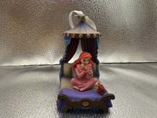 Disney Ornament Sketchbook 2020 Ariel  Sebastian on Canopy Bed Little Mermaid