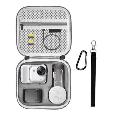 Compact PU Storage Bag for Insta360 Go for ultra Shockproof Travel Protection
