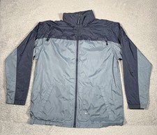 Vintage Y2K Nike Windbreaker Jacket Mens L Full Zip Hooded Lined Corner Swoosh