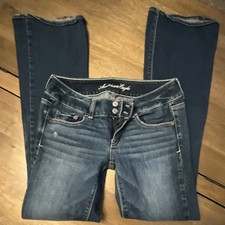 Silver Jeans Women  s Blue Bootcut Slim Fit Stretch Denim 5-Pocket Mid Rise