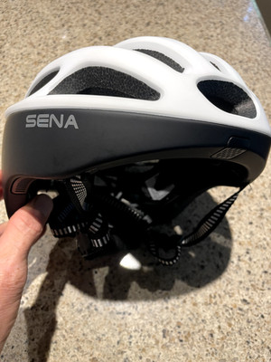 Sena R1 Smart Communications Bluetooth Cycling Helmet - White/Medium/New w/o box