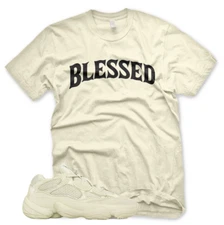 New BW BLESSED T Shirt for Adidas YZ 500 Super Moon Yellow Desert Rat
