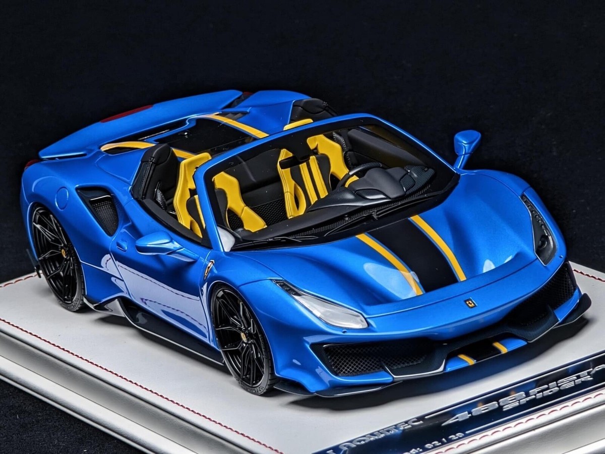 NOVITEC 488 PISTA 限定版 ミニカー DCM 1:64 Novitec 488 Pista Diecast Model Car - AliExpress