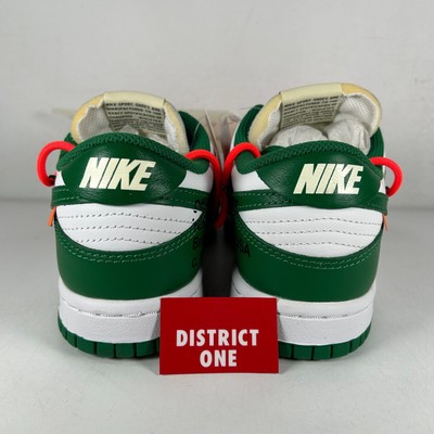 Size 9.5 - Nike Dunk Low x OFF-WHITE Pine Green 2019 for sale 