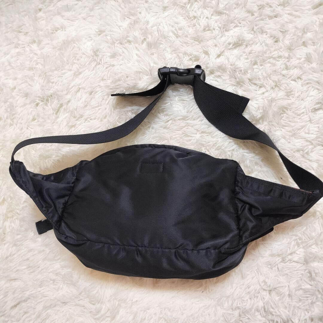 Yoshida Porter Tanker Waist Bag Shoulder Bag Black Nylon Yoshida Porter Tanker Waist Bag Shoulder Bag Black Nylon