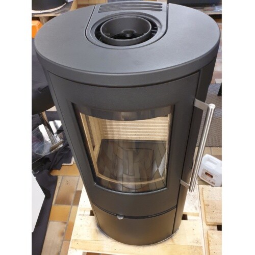 TT23RG Panorama Kaminofen 5kW Schwarz 3 Sichtscheiben - Bild 20 von 24