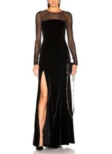 Custom Made To Order Thigh-High Slit Sexy Special Occasion Gown plus 1x-10x Y553