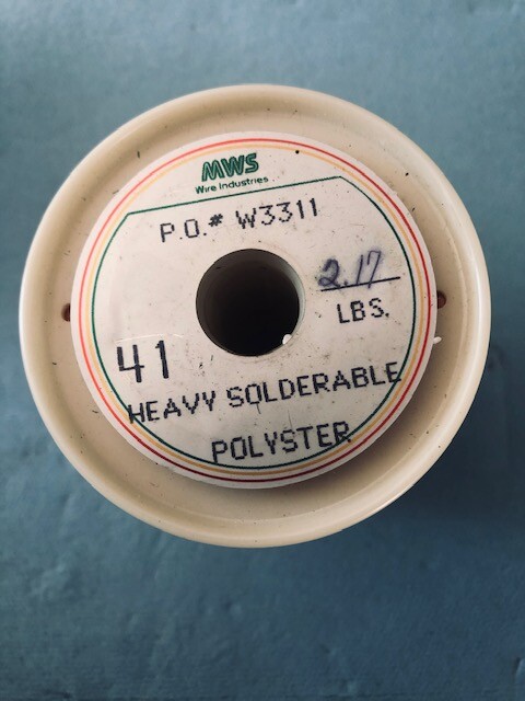 MWS 41 AWG Heavy Solderable Polyester Magnet Wire