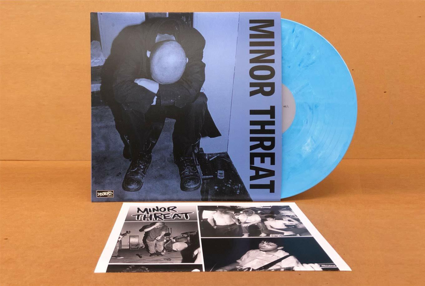 *Imperfect* Minor Threat - ПЕРВЫЕ 2 7-дюймовые виниловые пластинки цвета синего мрамора, 12 НОВЫХ