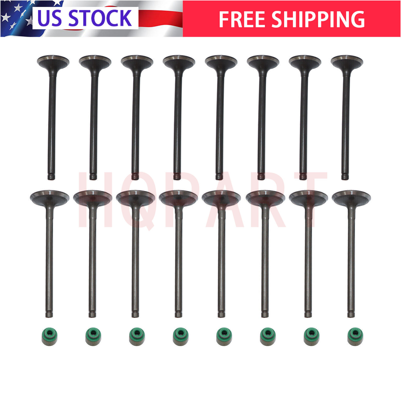 Intake & Exhaust Valves + Steam Seals For Accent Veloster Rio - Foto 4