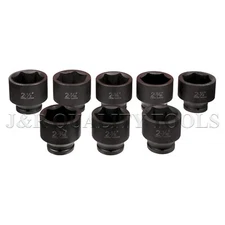 VCT Set Of 8 PC 3/4" DR Drive Impact Socket ADD ON JUMBO 2 1/16" through 2-1/2"