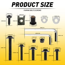 Clip Sujetador Dzus Panex Negro De 17 Mm - 10 Piezas, 1/4