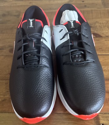 Nike Air Zoom Victory Tour 3 Golf Shoes Black/Bright Crimson  display picture 2