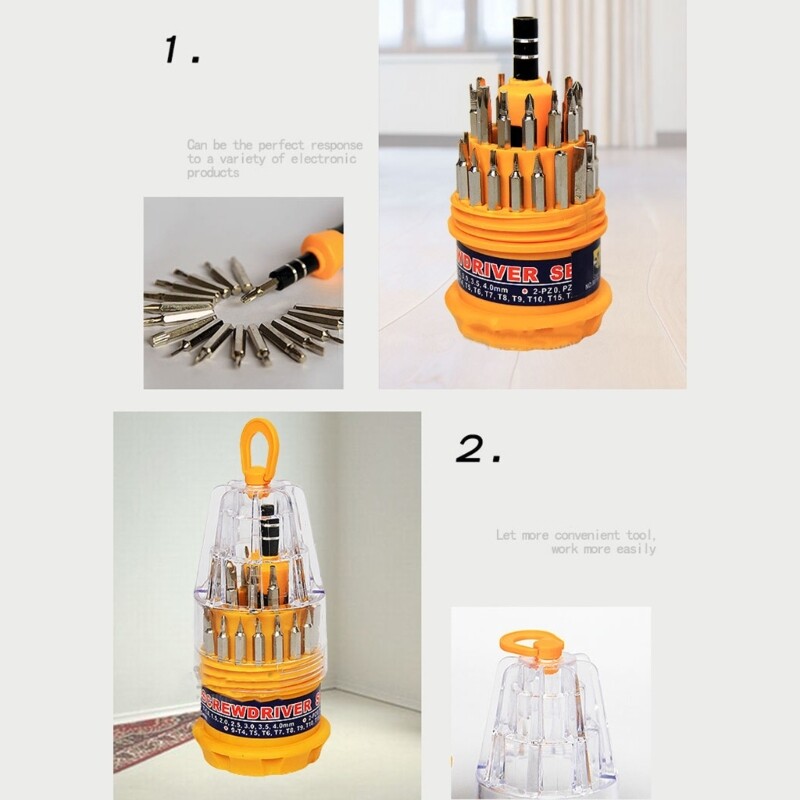 Alloy 30 Piece Screwdriver Toolkit for DIY and Professional Repairs