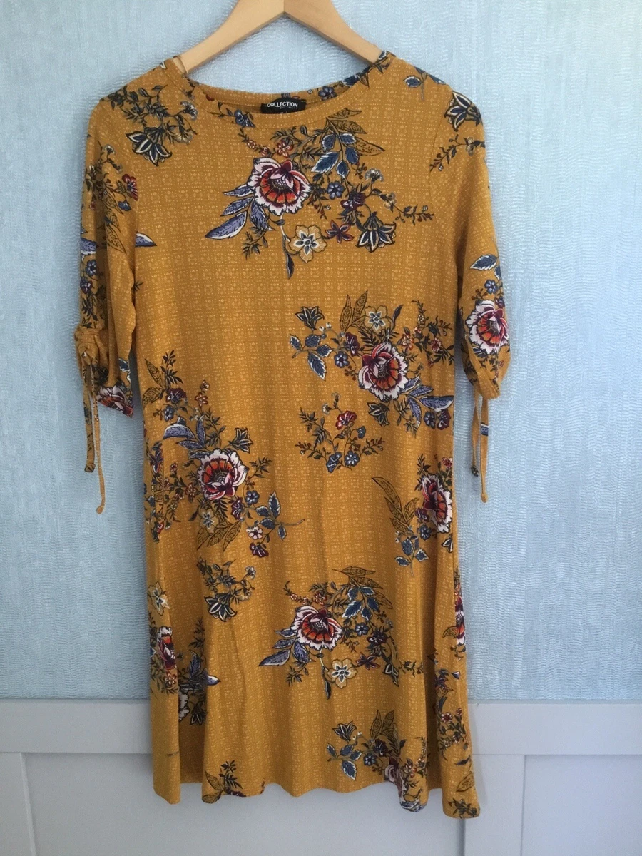 Debenhams mustard dress store