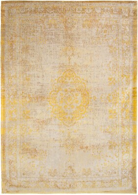 Grau Gelb 9062 Fading World Medallion Collection - Medaillon Vintage Teppiche
