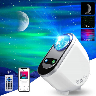 Aurora LED Sternenhimmel Projektor Nachtlicht  Galaxy Projektorlicht Polarlicht