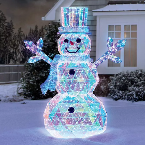 Member's Mark 6' PreLit Prismatic Snowman,Indoor & Outdoor,Christmas