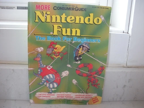 vintage Nintendo Fun Consumer Guide book for beginners 1991 ISBN 156173-3261
