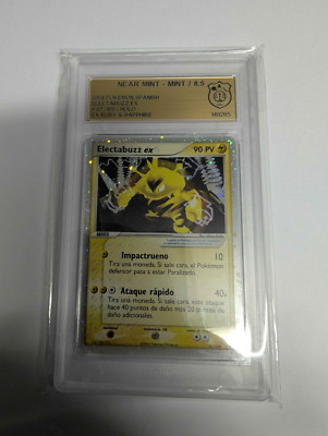 Pokémon Electabuzz ex EX Rubin & Saphir 97/109 Holo Spanisch GSG 8.5